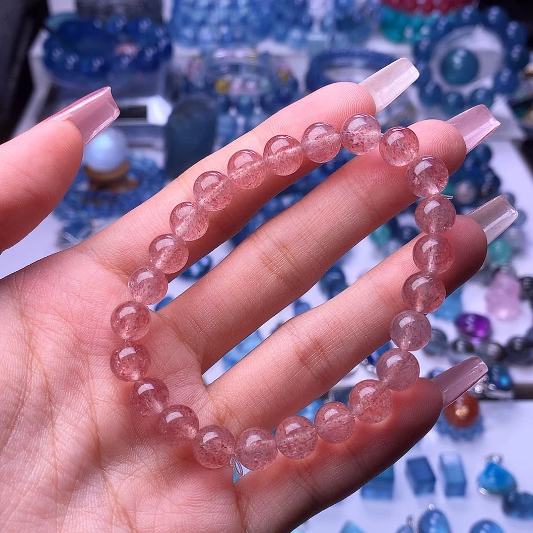未镶嵌手链水晶多样性