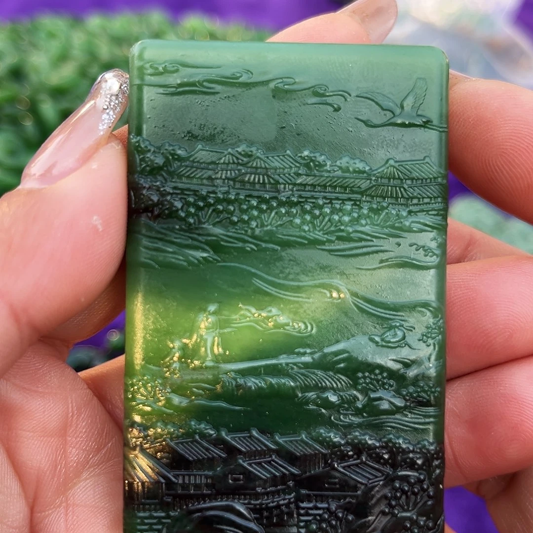 和田玉（碧玉）未镶嵌颈饰