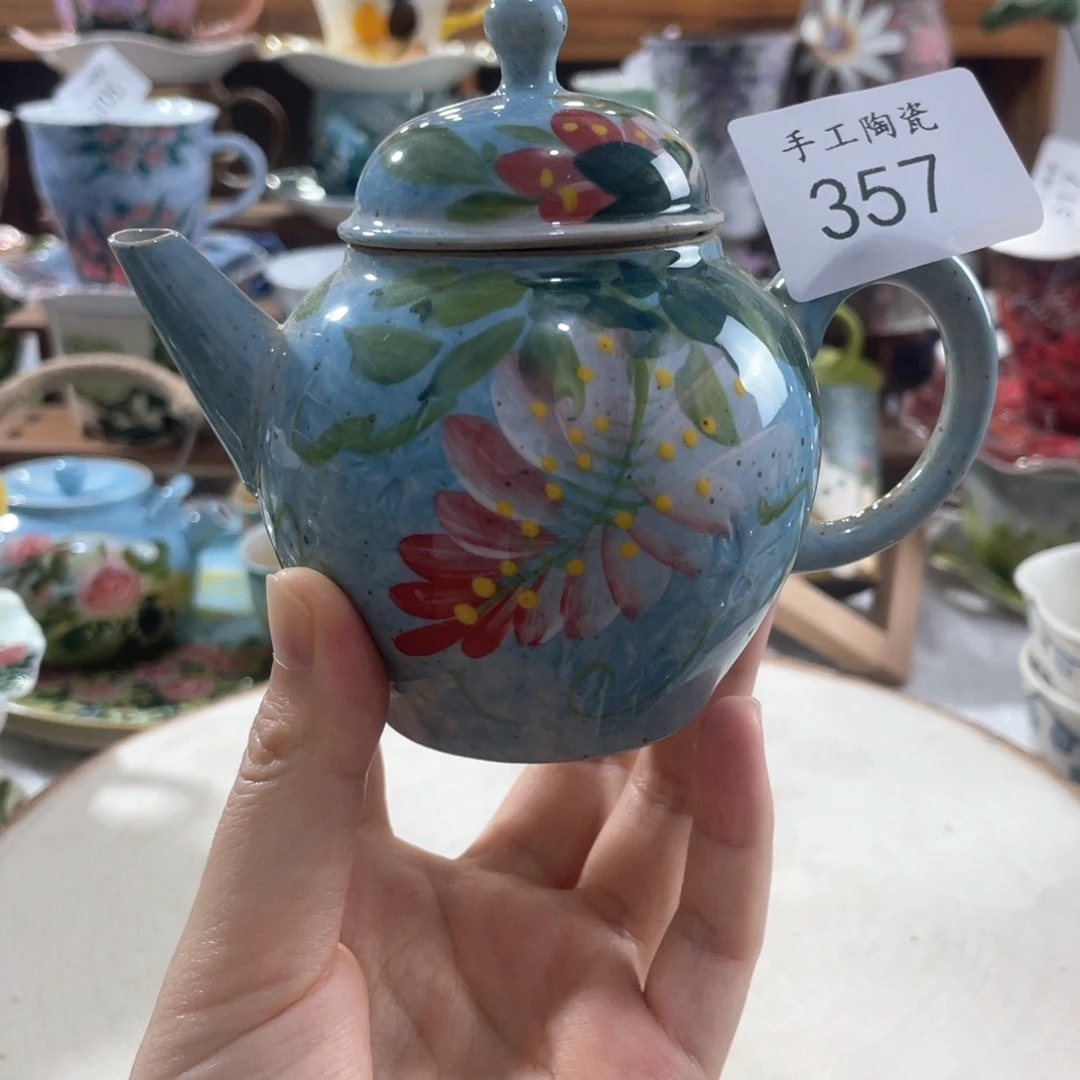 景德镇手工孤品福利玲珑壶357