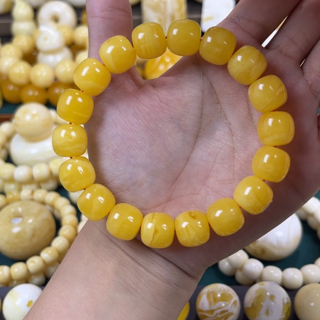 未镶嵌琥珀手链同料