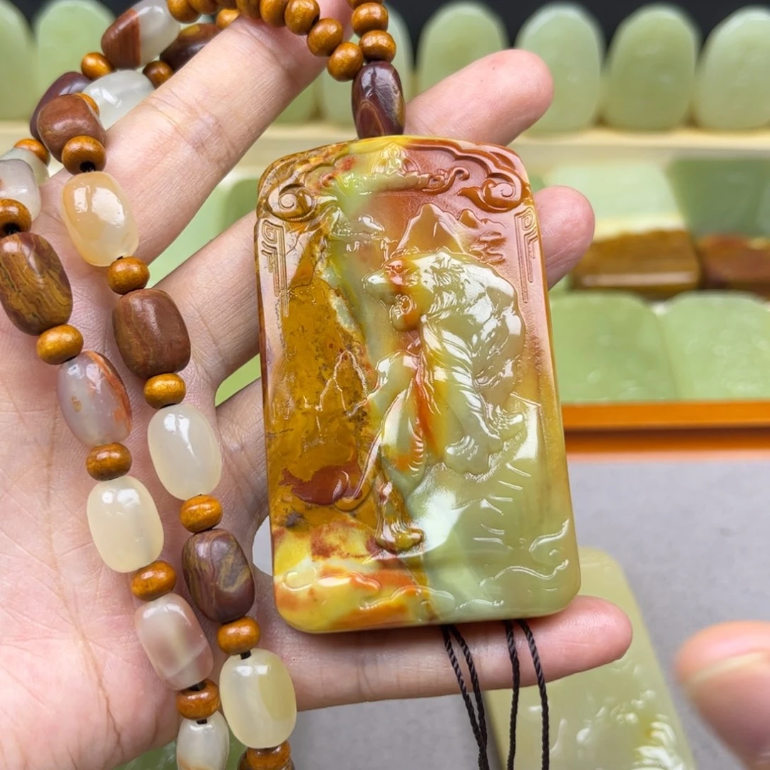 大版俏色巧雕虎牌