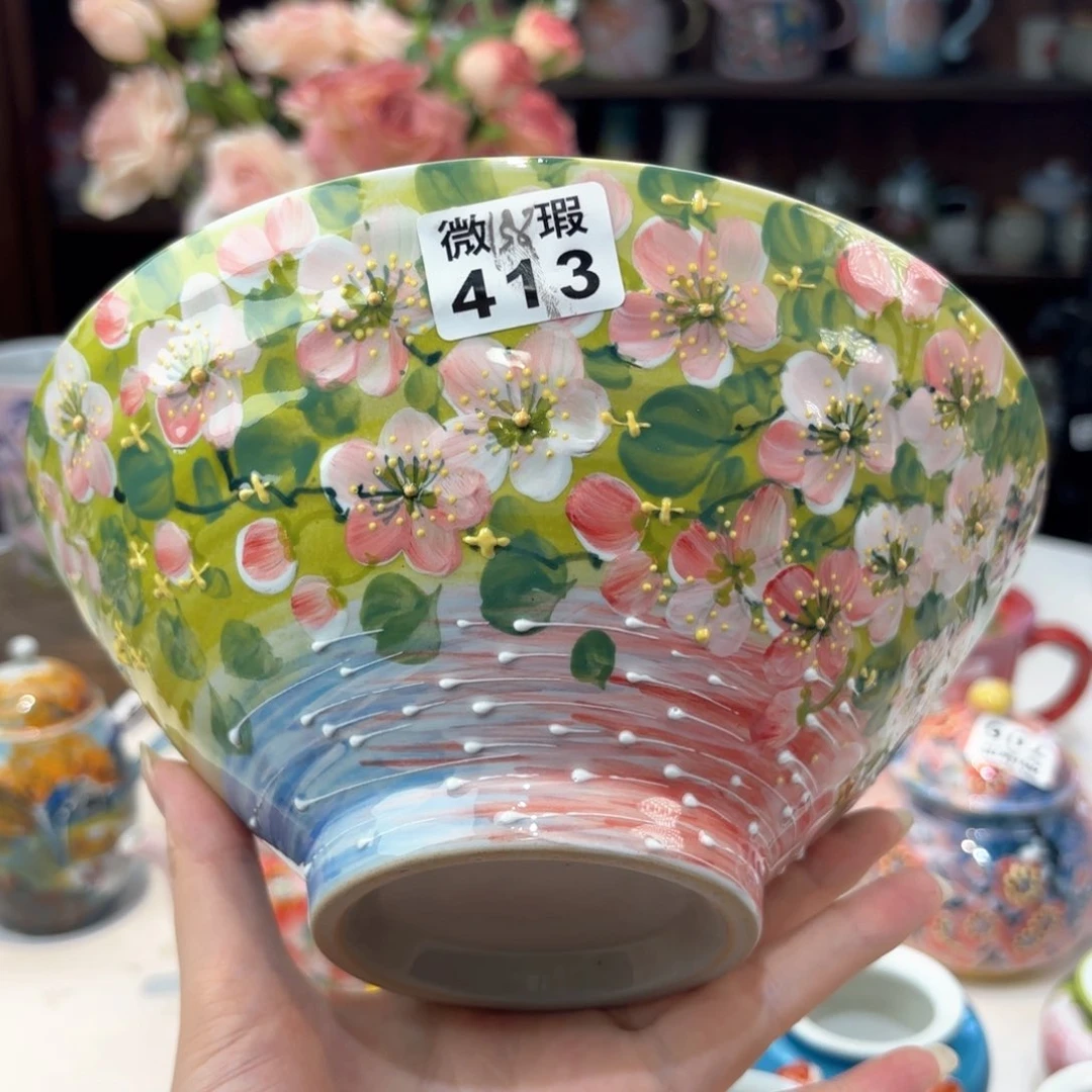 景德镇手绘高温釉下彩陶瓷茶具
