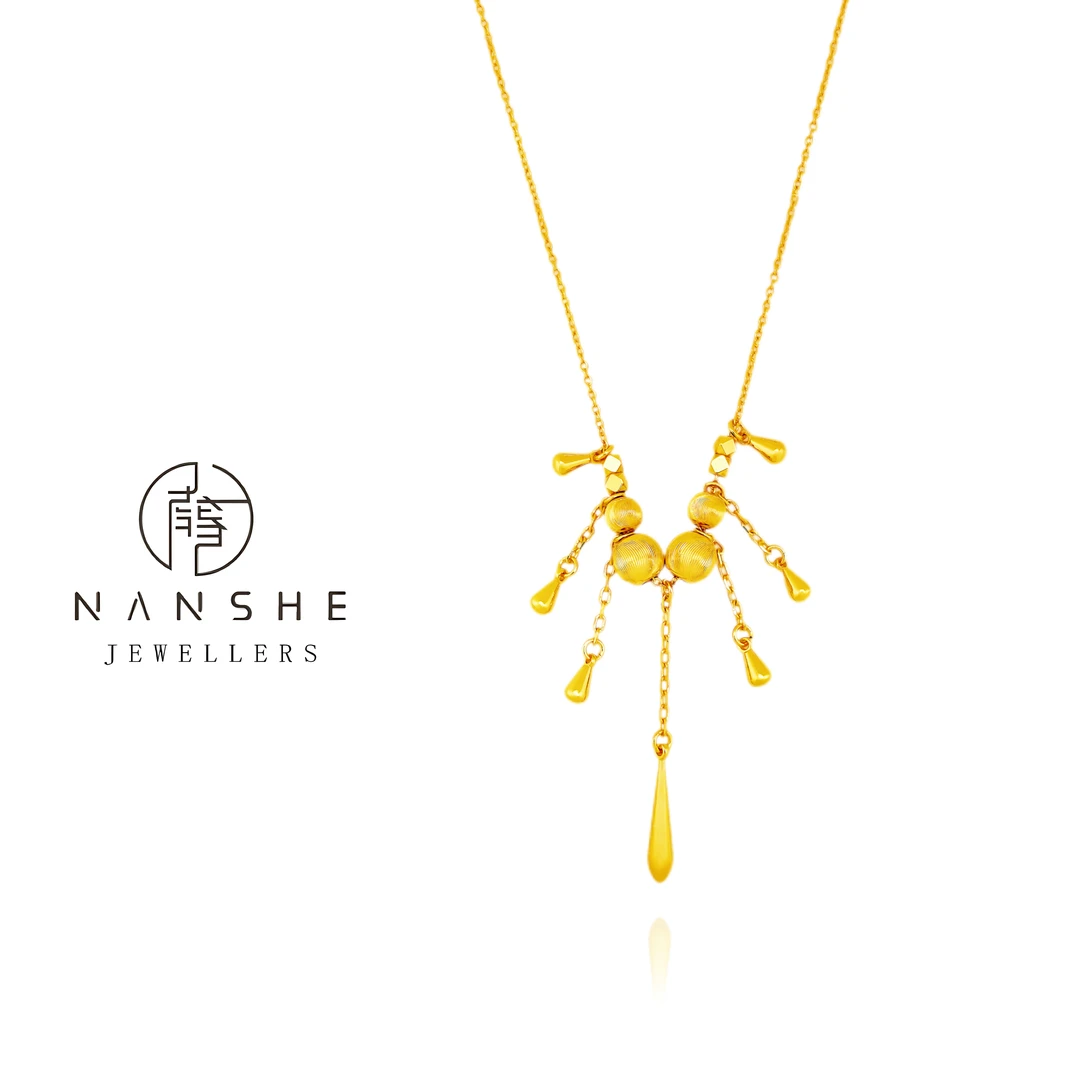 NANSHE/南奢 摇曳风情水滴挂坠项链 L1136 DD