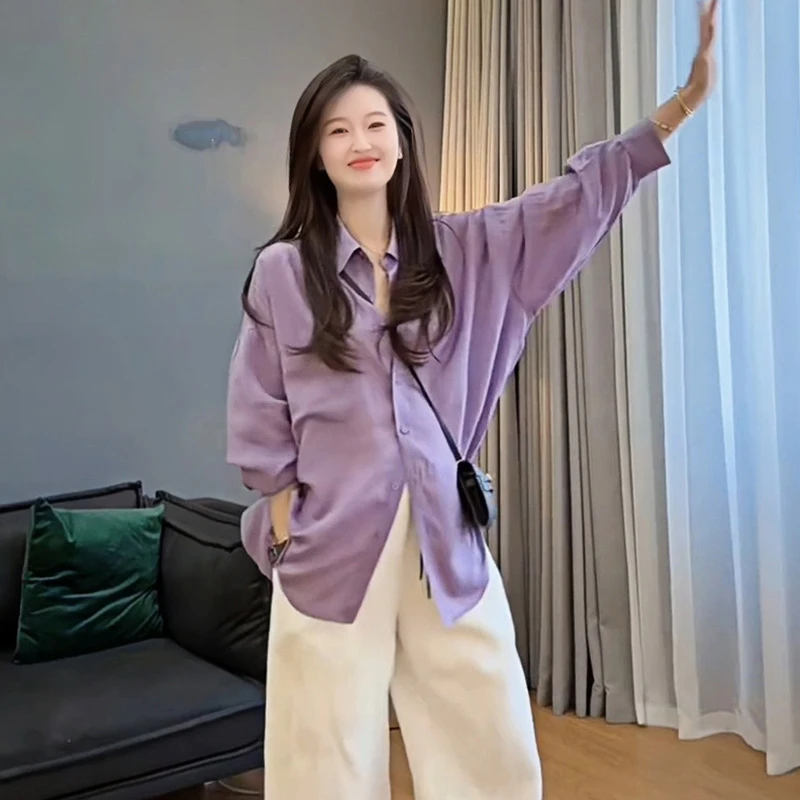 2026夏季新款松弛感韩系ins风穿搭防晒衬衫时尚百搭上衣女