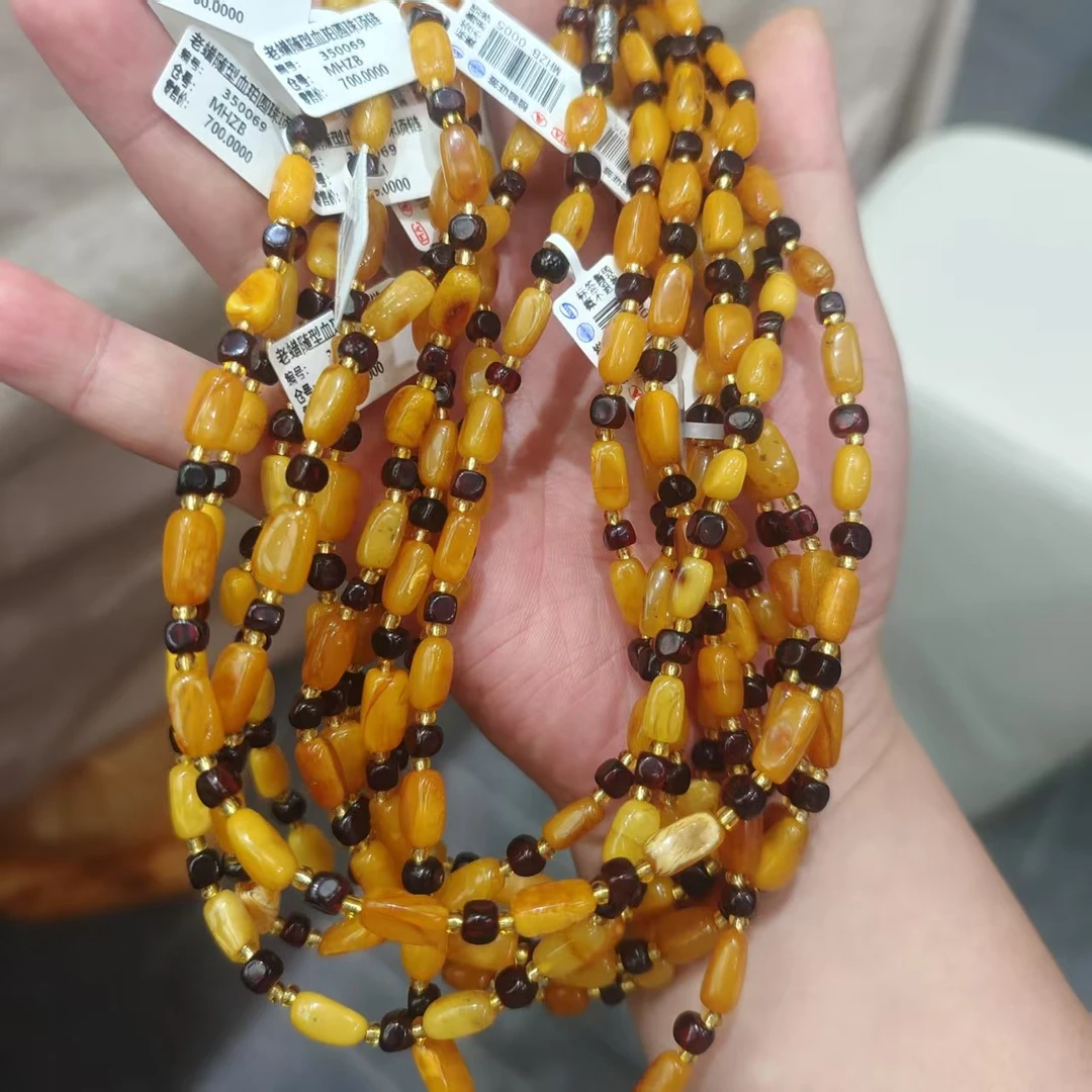 蜜蜡随型项链/多样性发一件/MHZB-0005