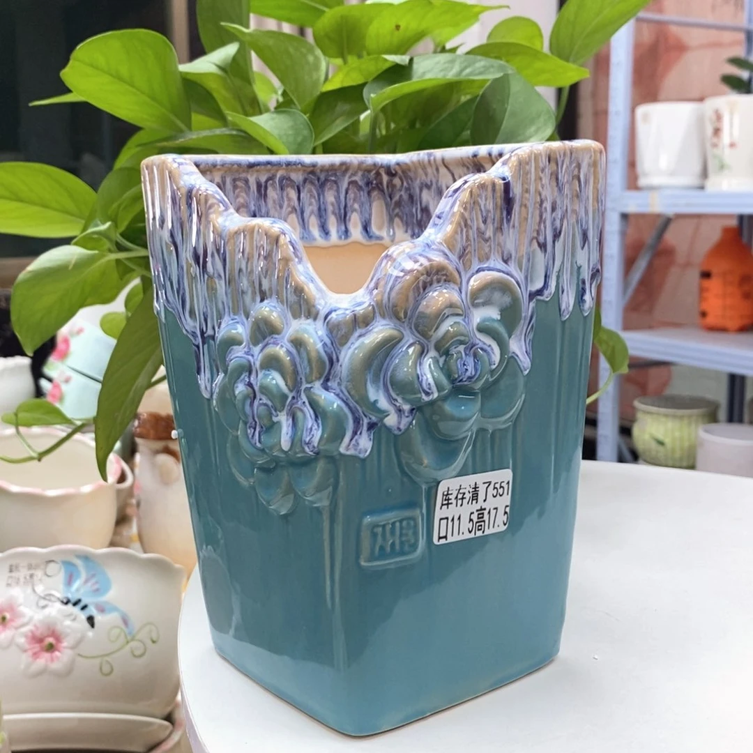 @有孔陶瓷花盆@@5551