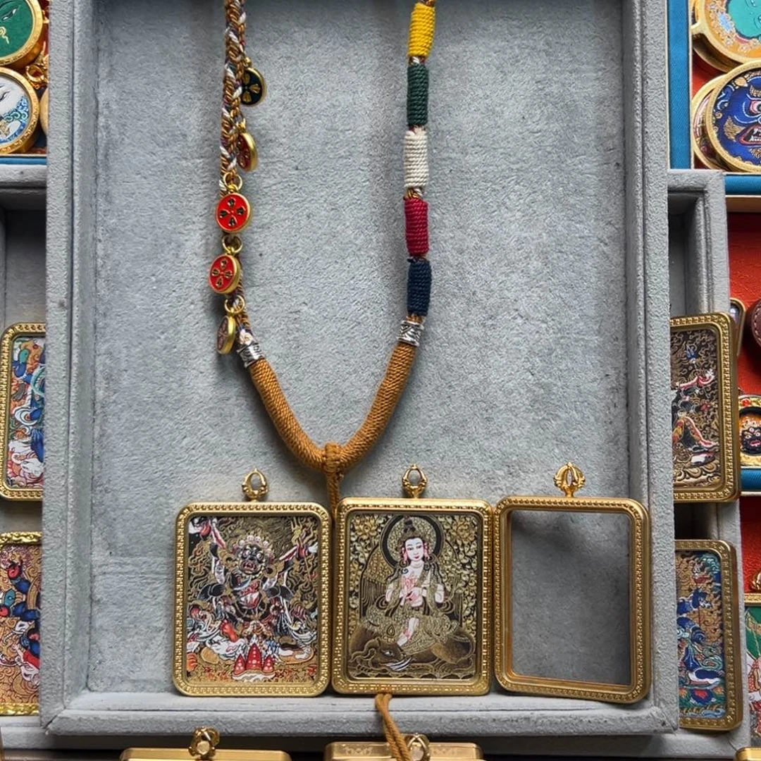 吊坠小*年双面铜壳双面铜壳