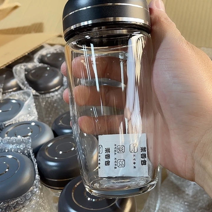 茶隔款玻璃摩妃鹅蛋杯400毫升