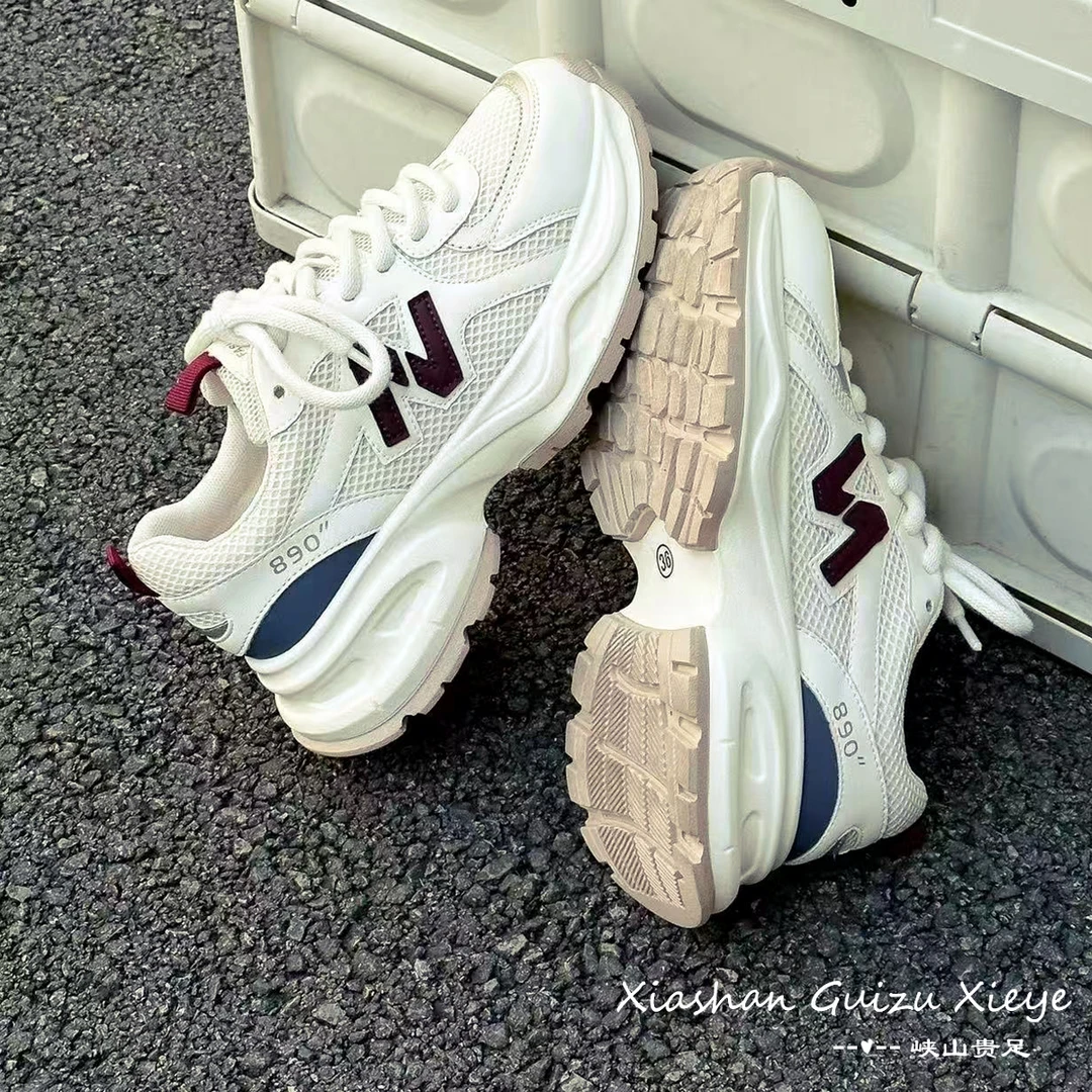 新款 舒适软底四季款韩版休闲系带休闲鞋 9235-05