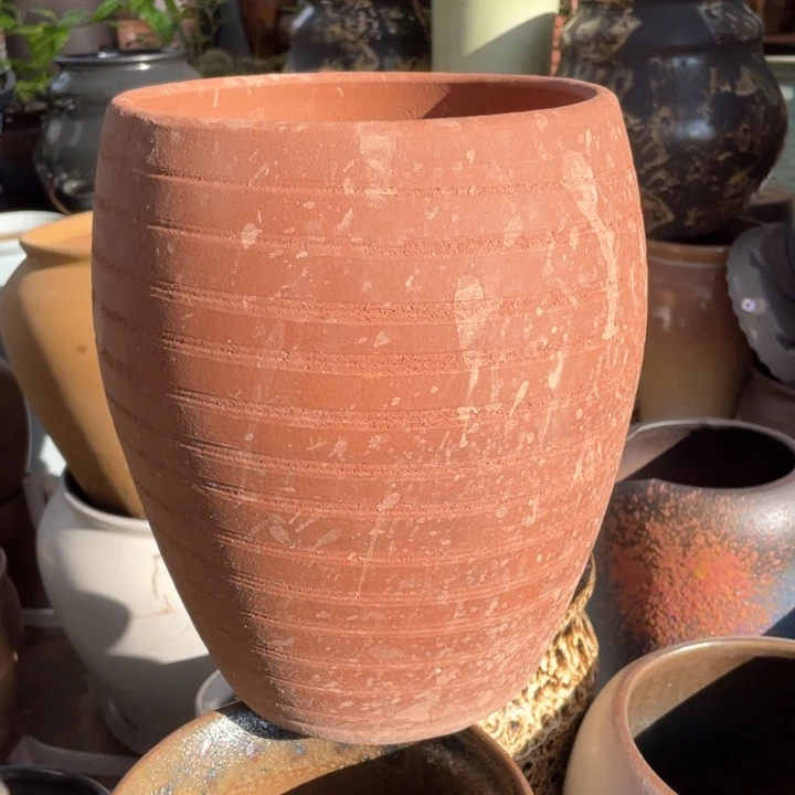 紫砂花盆27×20瑕……