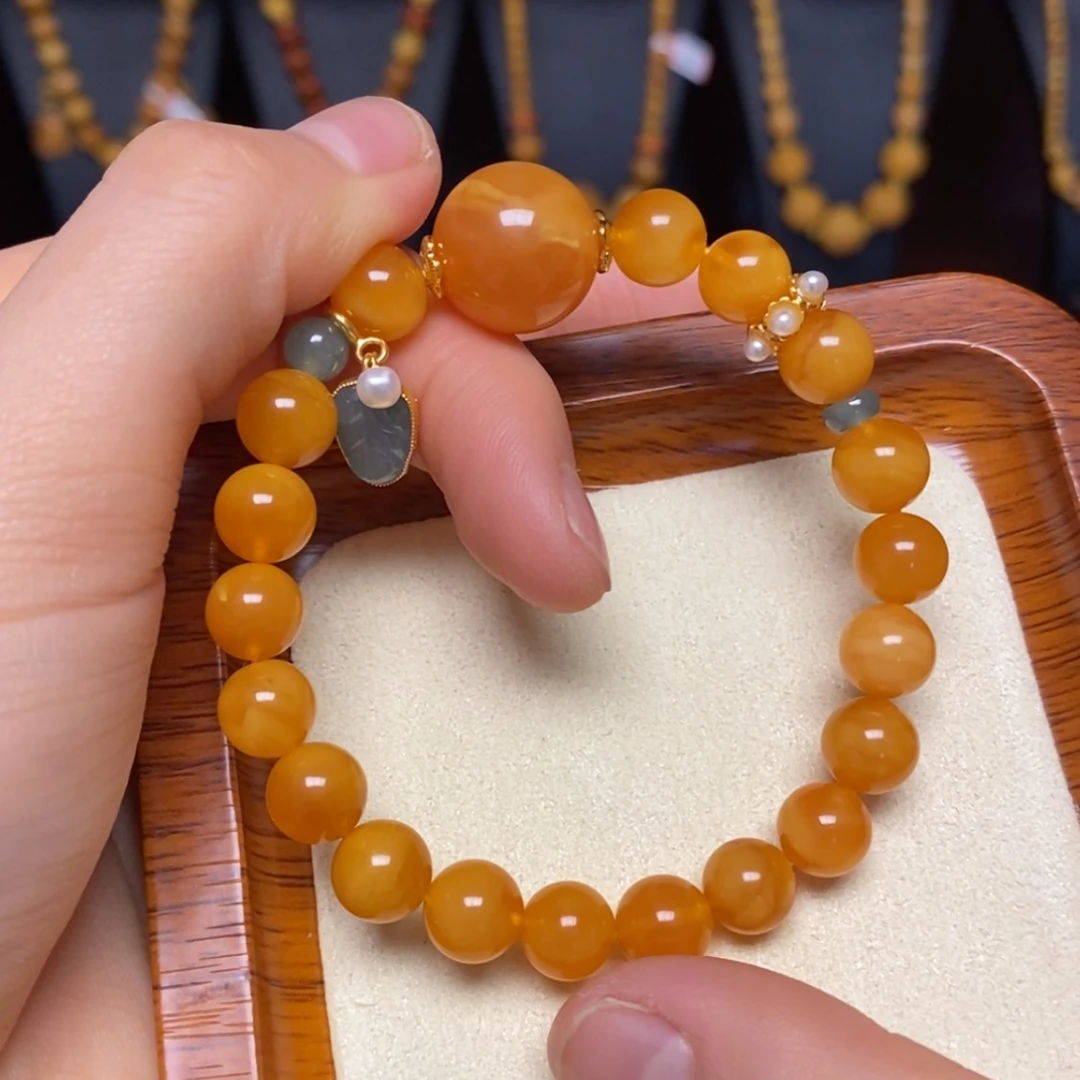 【闪购商品】蜜蜡手链未镶嵌手串