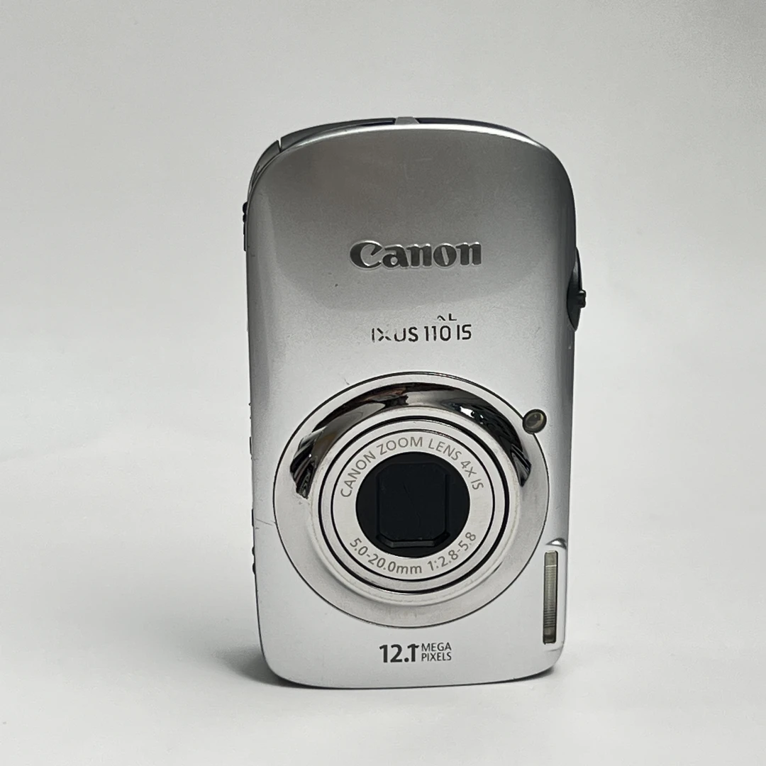 95新 Canon/佳能 ixus110银色1210万像素4倍光学变焦ccd相机