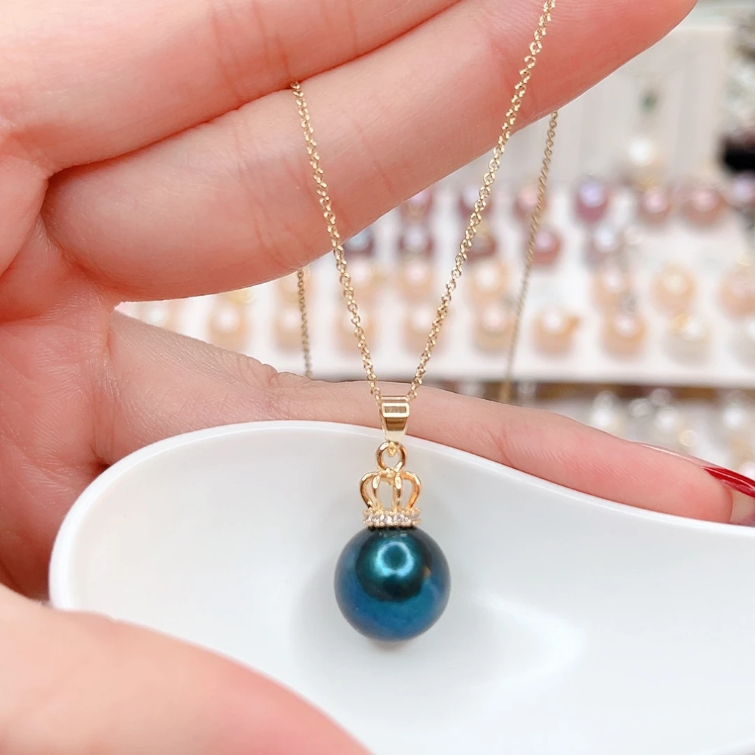 淡水珍珠吊坠(赠链)合金