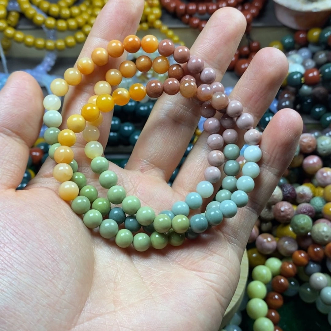 石材阿拉善彩虹渐变色