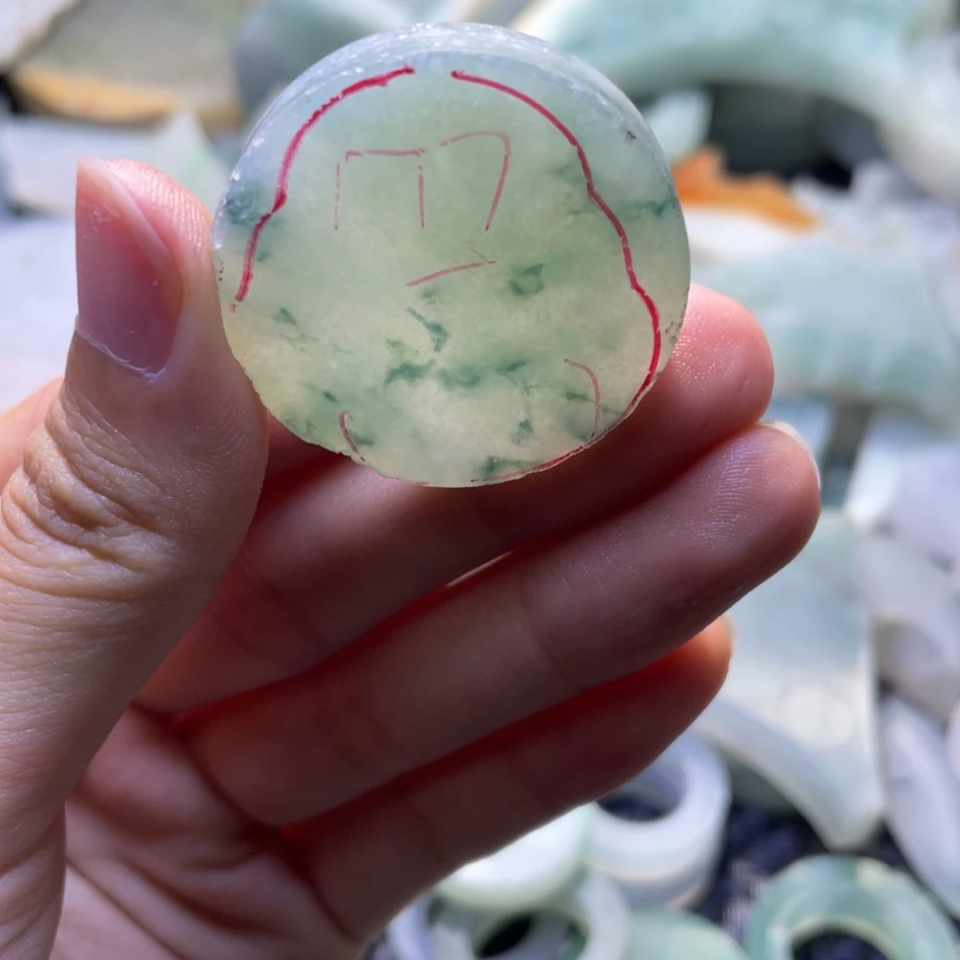 明***好未镶嵌定制翡翠翡翠