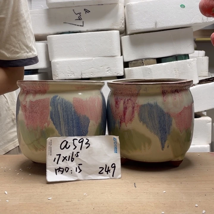 粗陶多肉花盆微瑕593