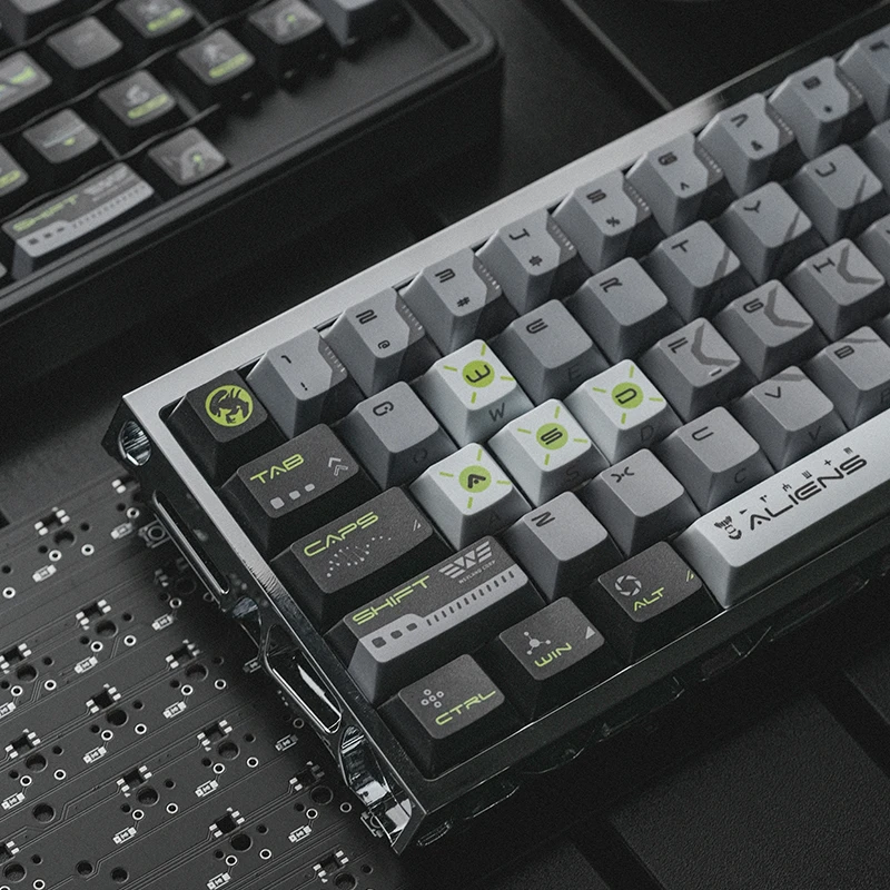 苍海月异形键帽推荐迈从ace68小蜜蜂made68pro磁轴键盘wooting