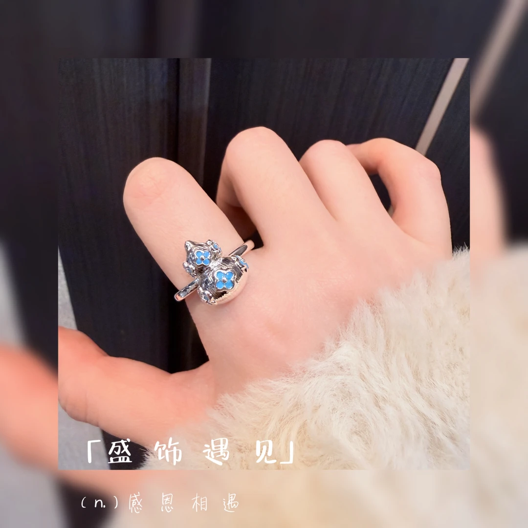 铜合金戒指 「福禄香颂」精致百搭戒指