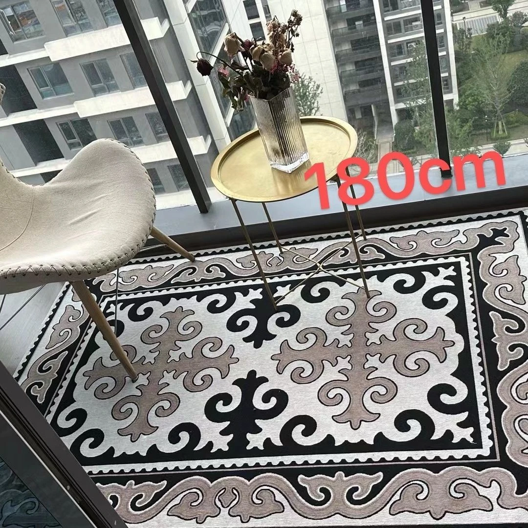 哈萨克民族风ins风哈萨克oiu雪尼尔客厅地毯卧室房间地垫