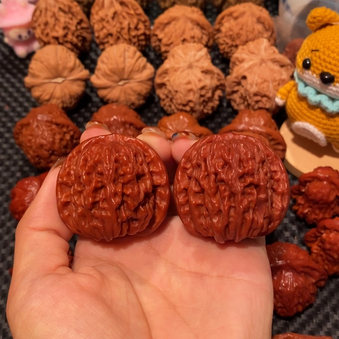 文玩核桃吊坠41.5玉化四座楼，0698