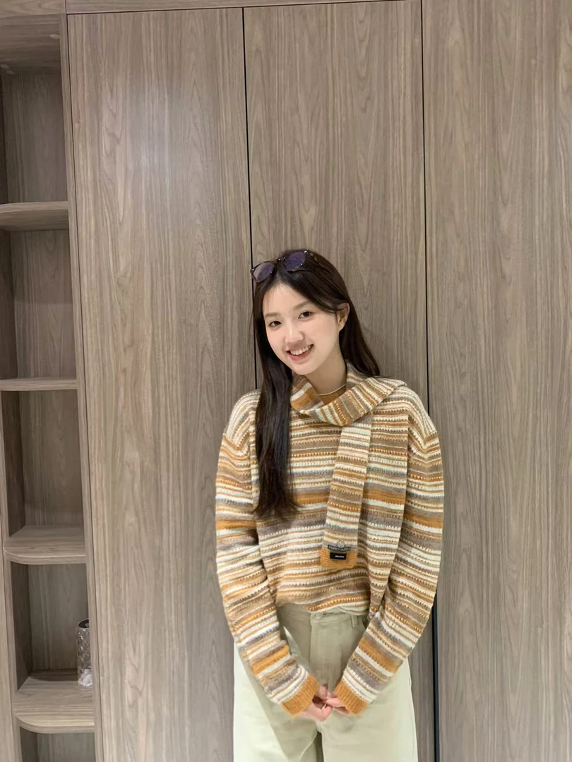 Jireh以乐%  橘子海 蓝莓酱 韩货羊驼毛毛衣