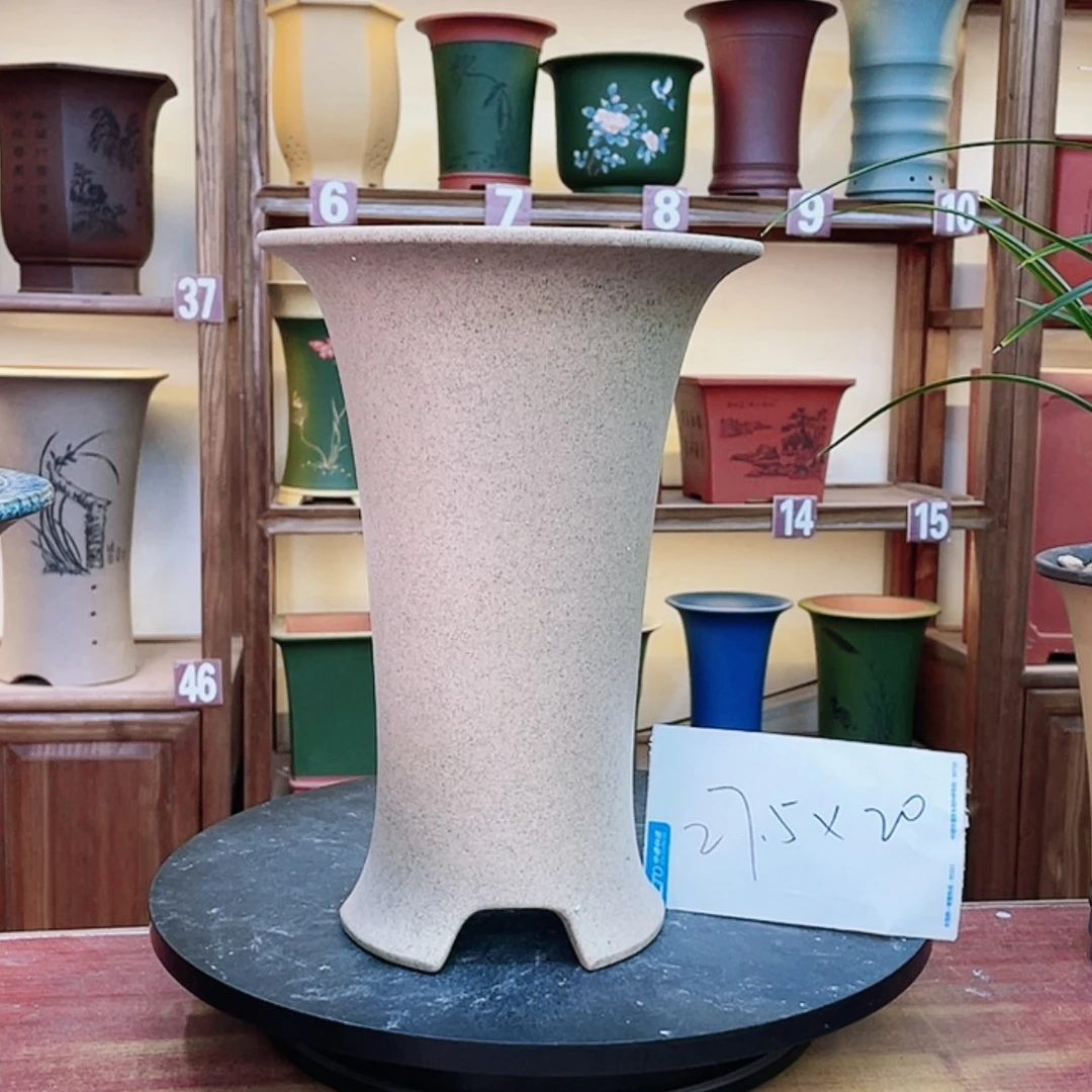【闪购商品】紫砂花盆兰花45558885533688888