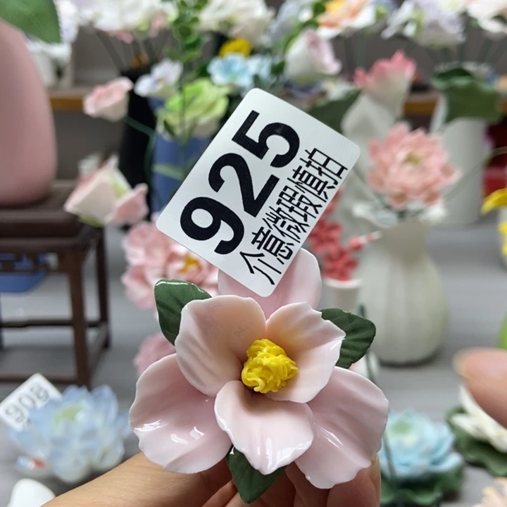 陶瓷手工制作陶瓷花