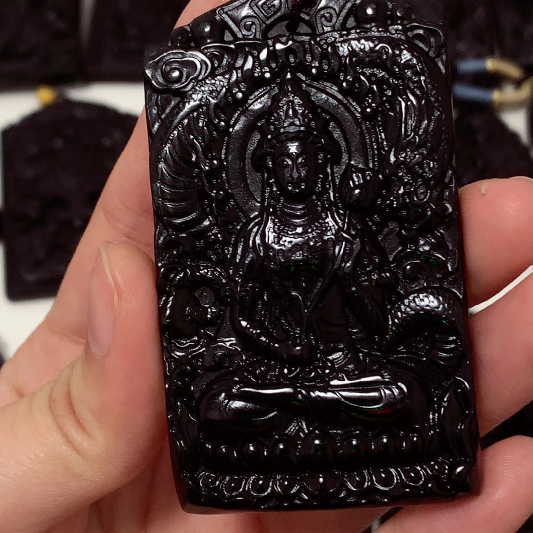 天然a货钢琴黑挂件