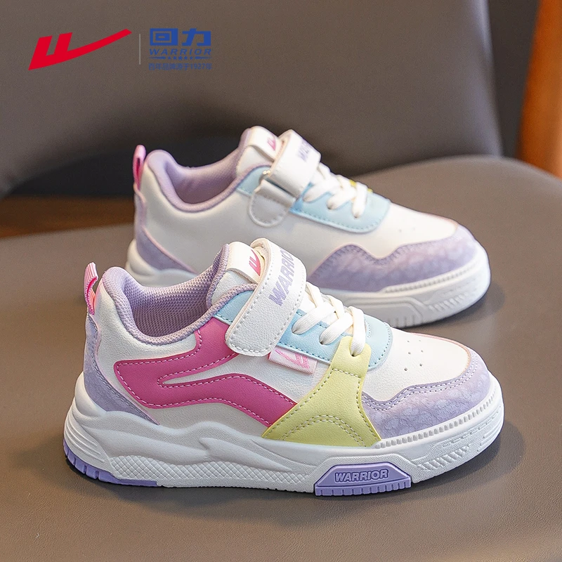 回力童鞋女童鞋子秋季女孩板鞋中大童休闲潮款2025新款儿童运动鞋