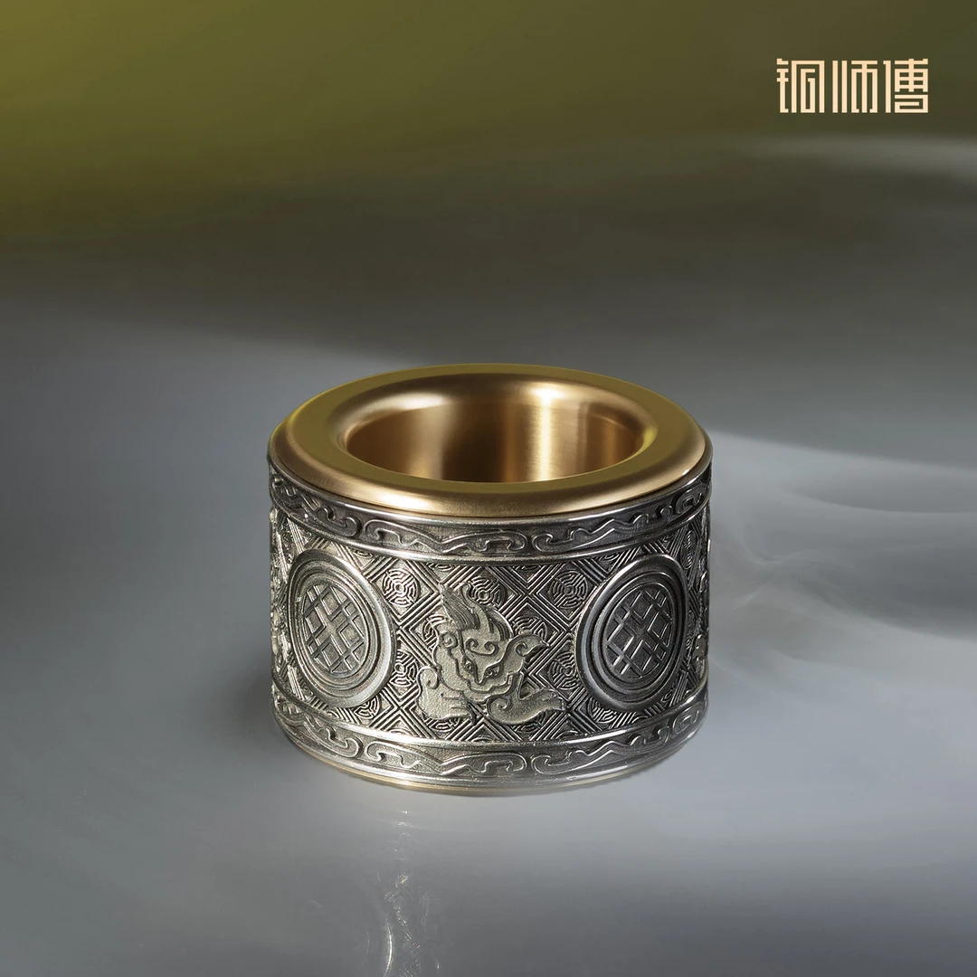 铜师傅《凡人动画之两仪环》正版授权 凡人修仙传周边文玩铜扳指