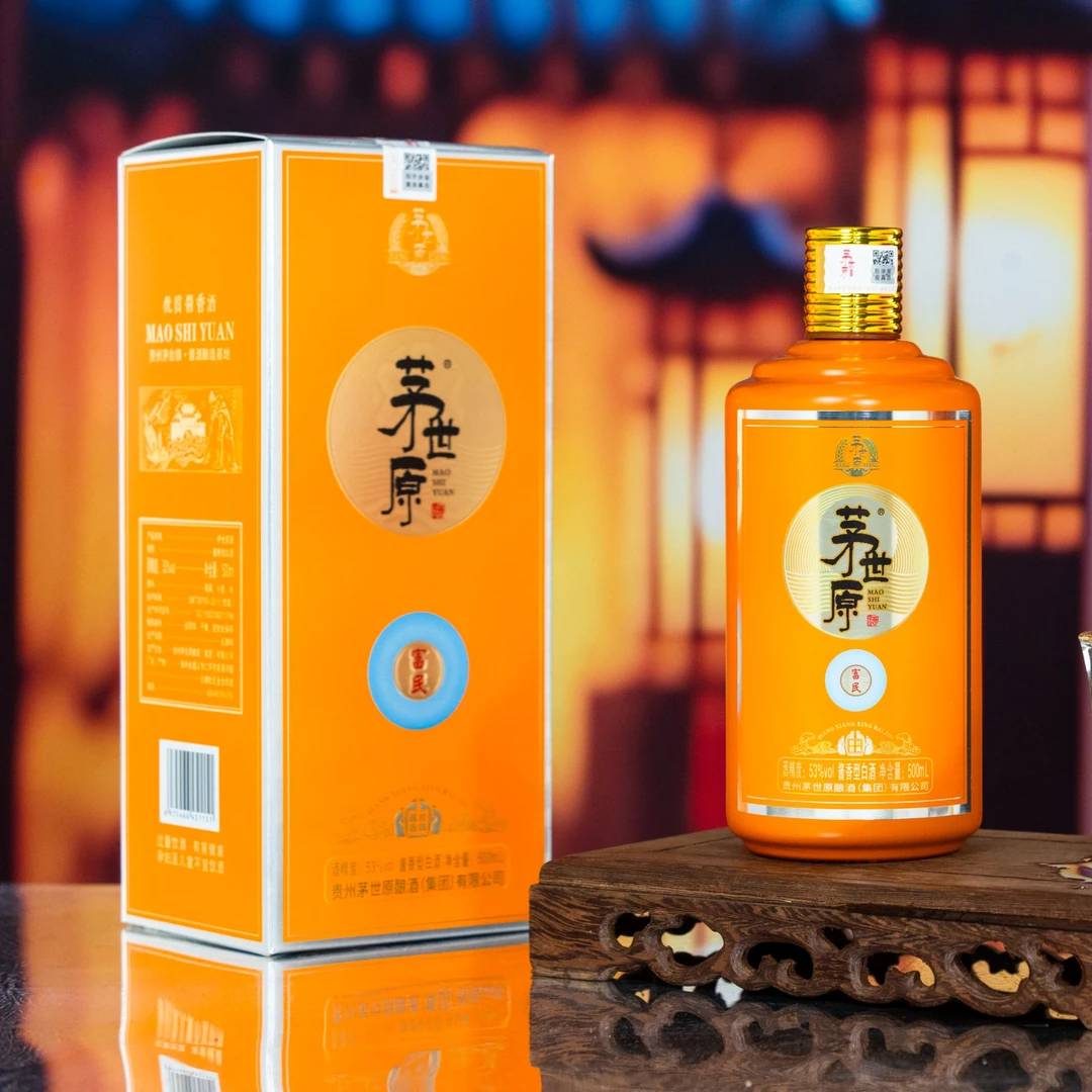 茅世原【房书记推荐】贵州酱香型白酒富民酒53%Vol500ml