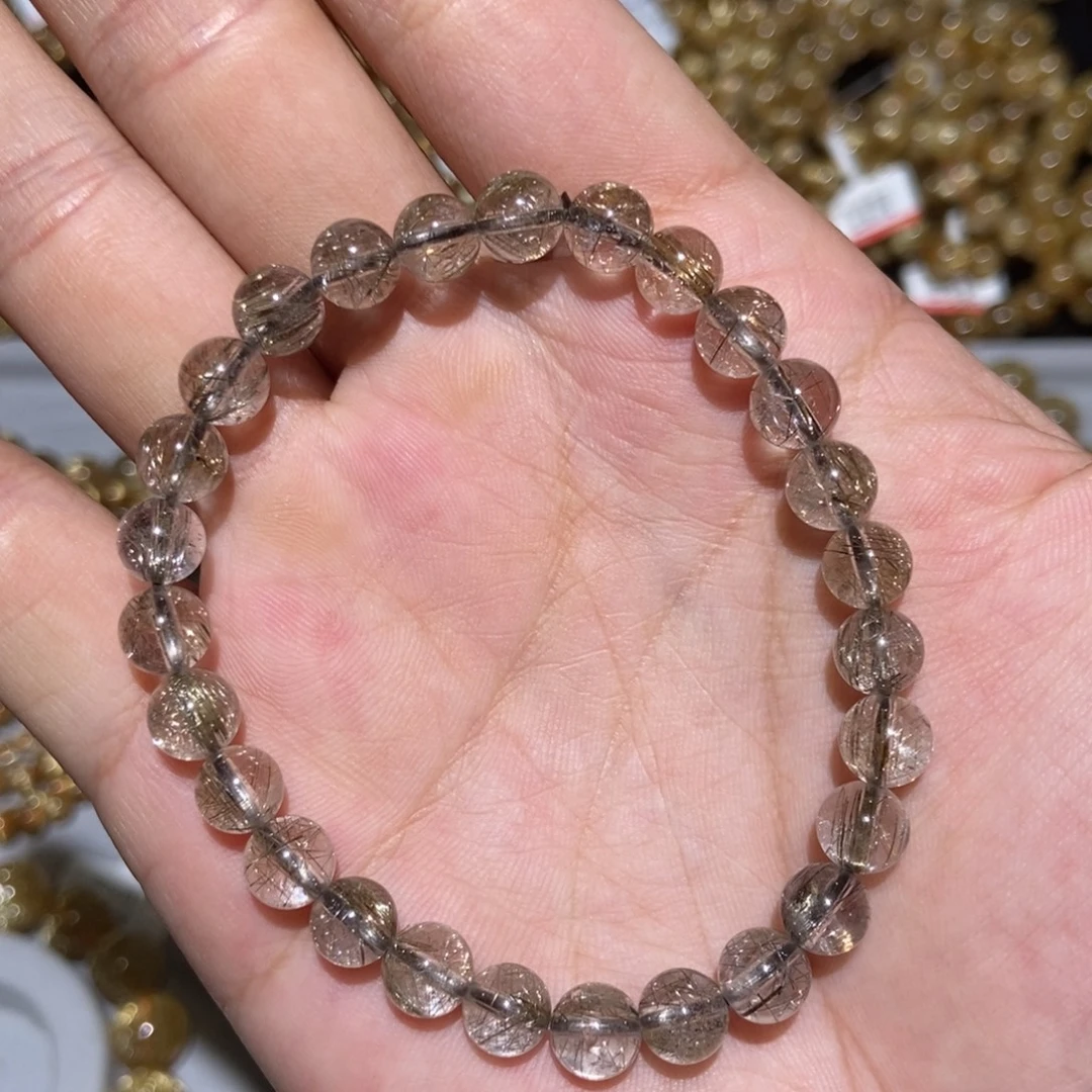 水晶未镶嵌手链银发7m