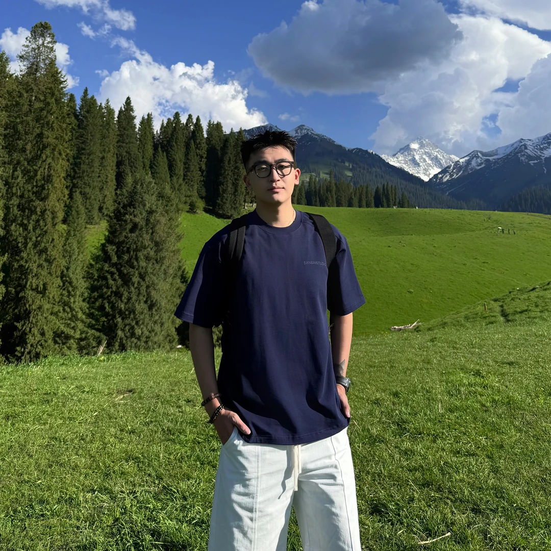 SANBAI 叁佰【巨显白】全棉基础logo印花短袖T