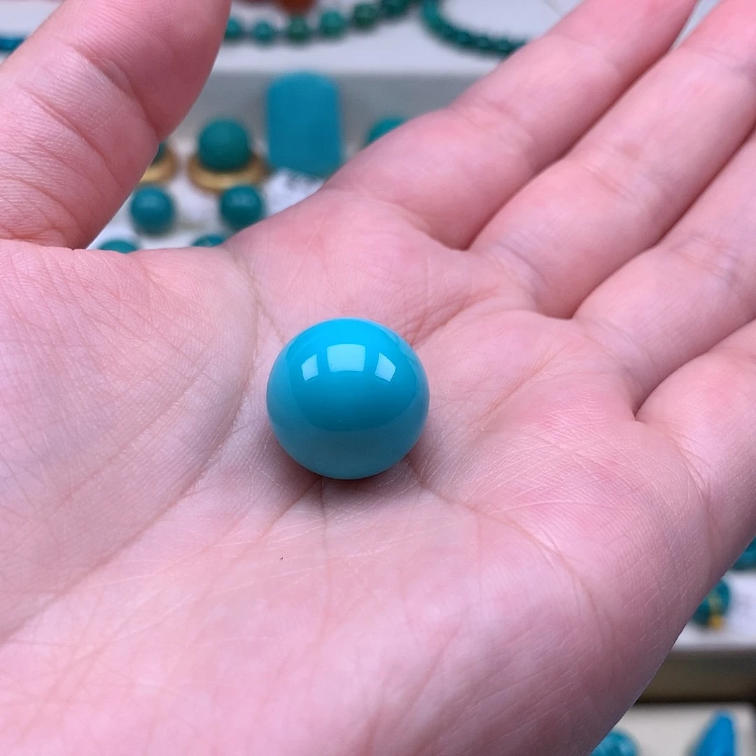 绿松石未镶嵌绿松石配饰夏**初