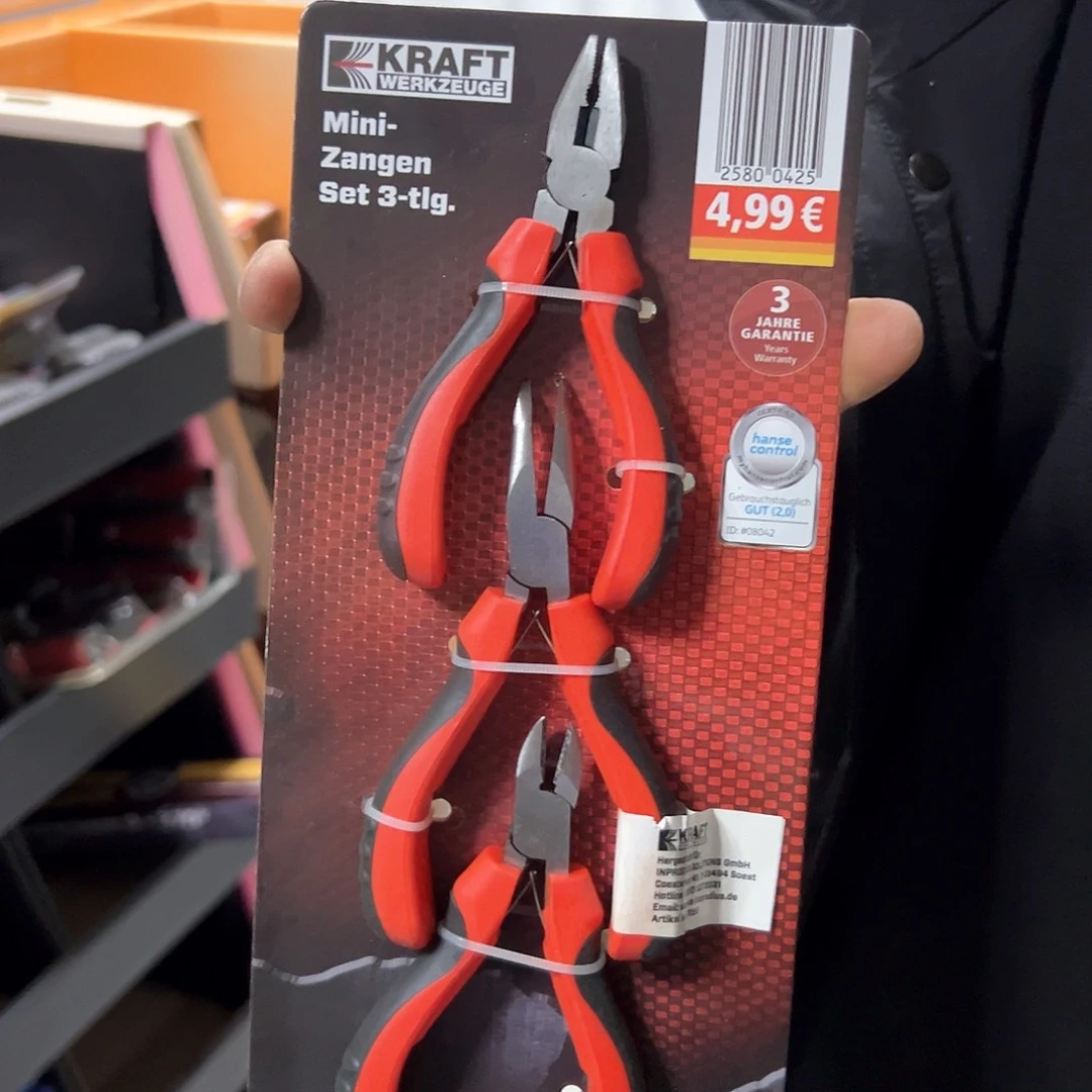 D129 迷你DIY 钳子3把套装