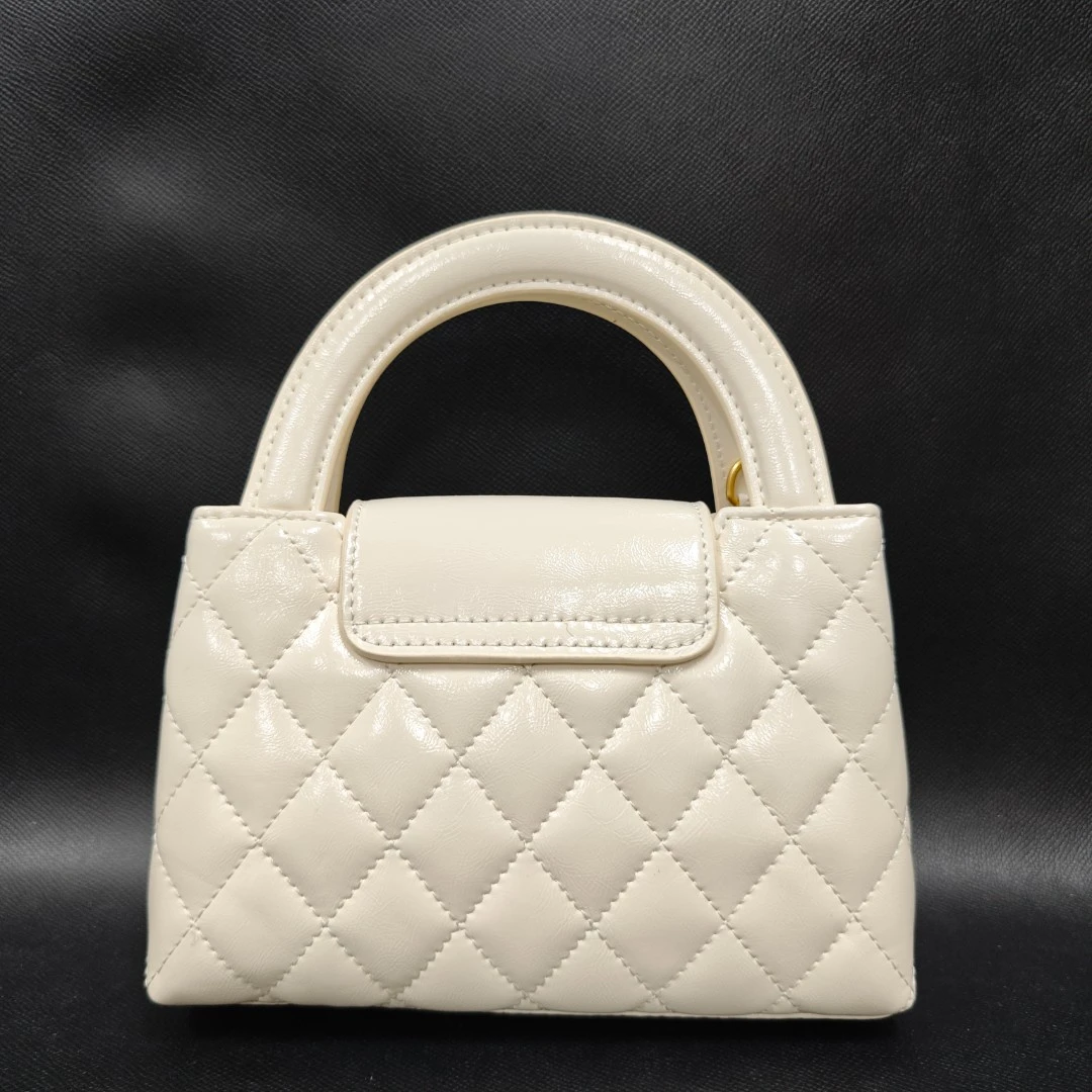 SMVP 高定奢品 时尚潮流真皮新款女包小手提 0247 白色 k