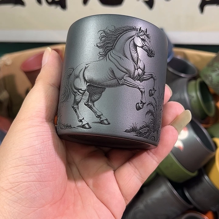 茶杯紫砂全手工紫砂主人杯