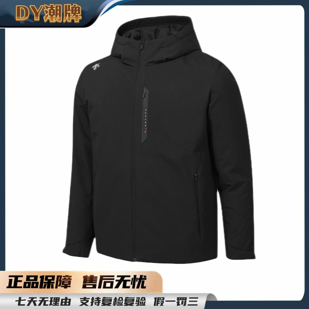 DESCENTE/迪桑特25年新款冬季户外运动防风防水连帽保暖棉服外套