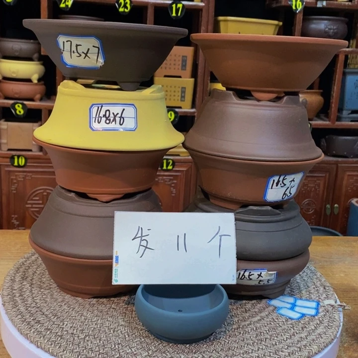 紫砂花盆紫砂花盆