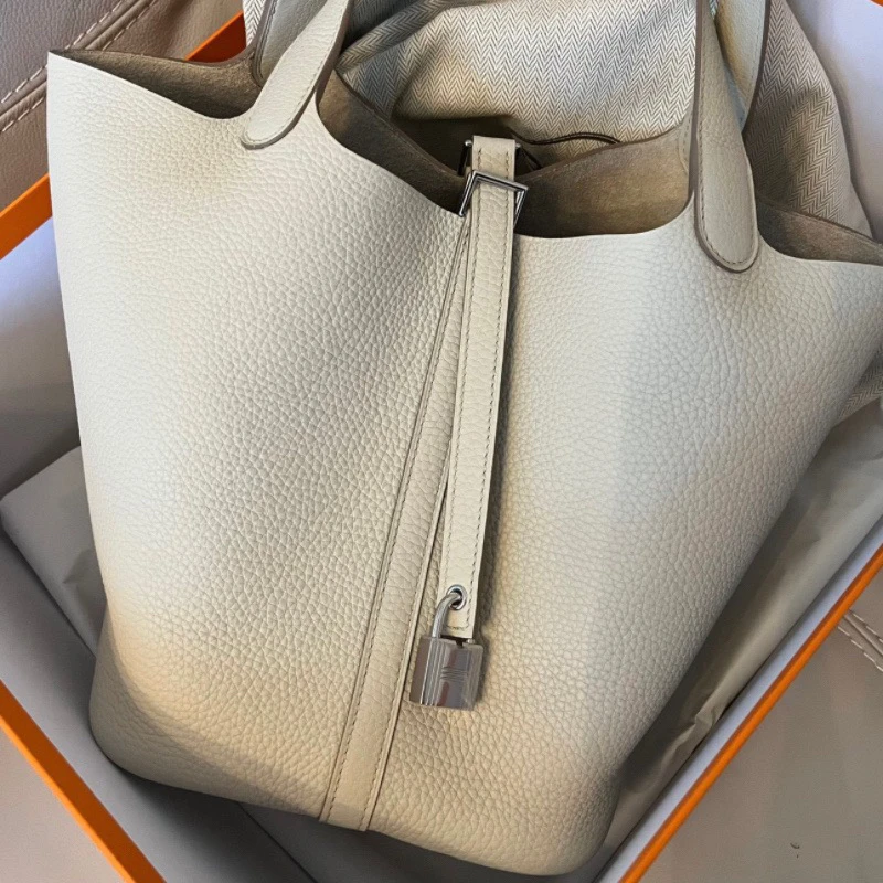 99新 Hermes/爱马仕 爱马仕冰川白菜篮子22手提包