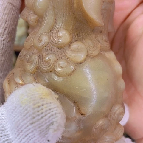 和田玉（糖玉）挂件未镶嵌