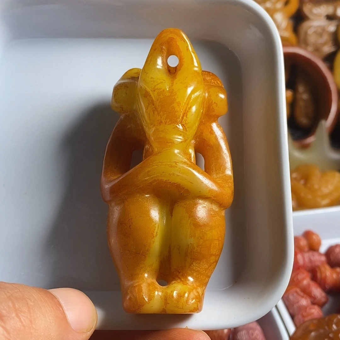 岫岩老玉（透闪石质玉）未镶嵌挂件