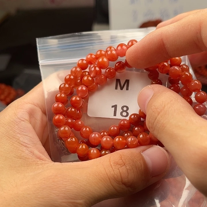 未镶嵌南红玛瑙多样性发货6m m南红玛瑙