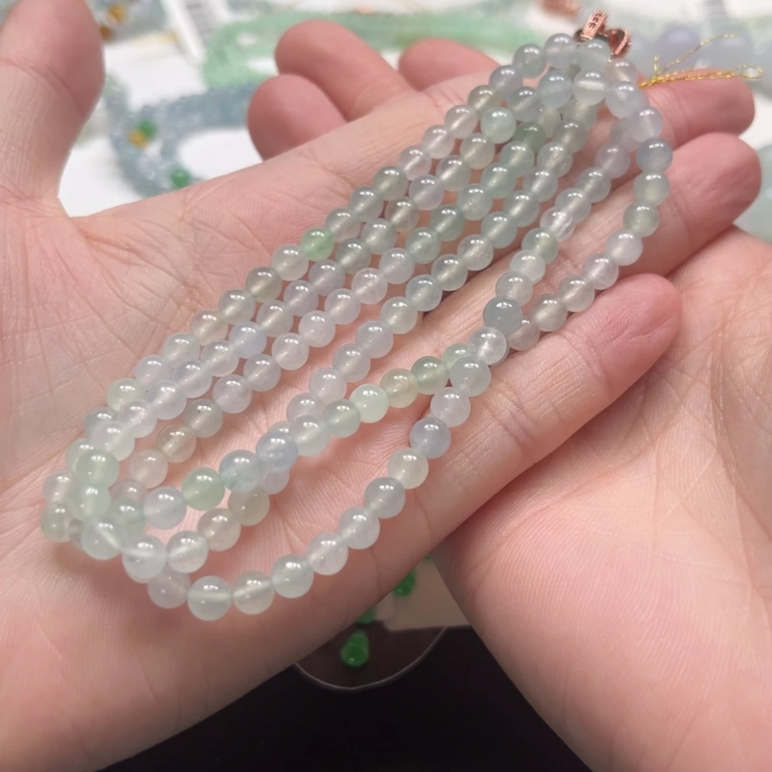 颈饰未镶嵌翡翠缅甸翡翠