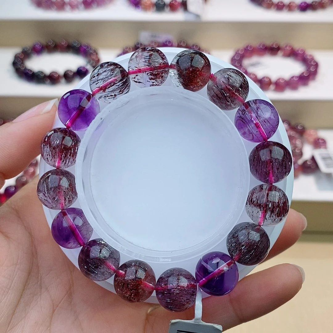 手链未镶嵌水晶黑加仑超七12+