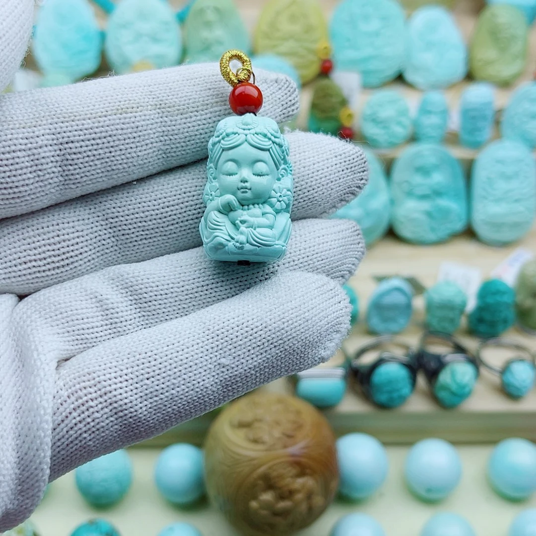 绿松石未镶嵌珠宝奇石