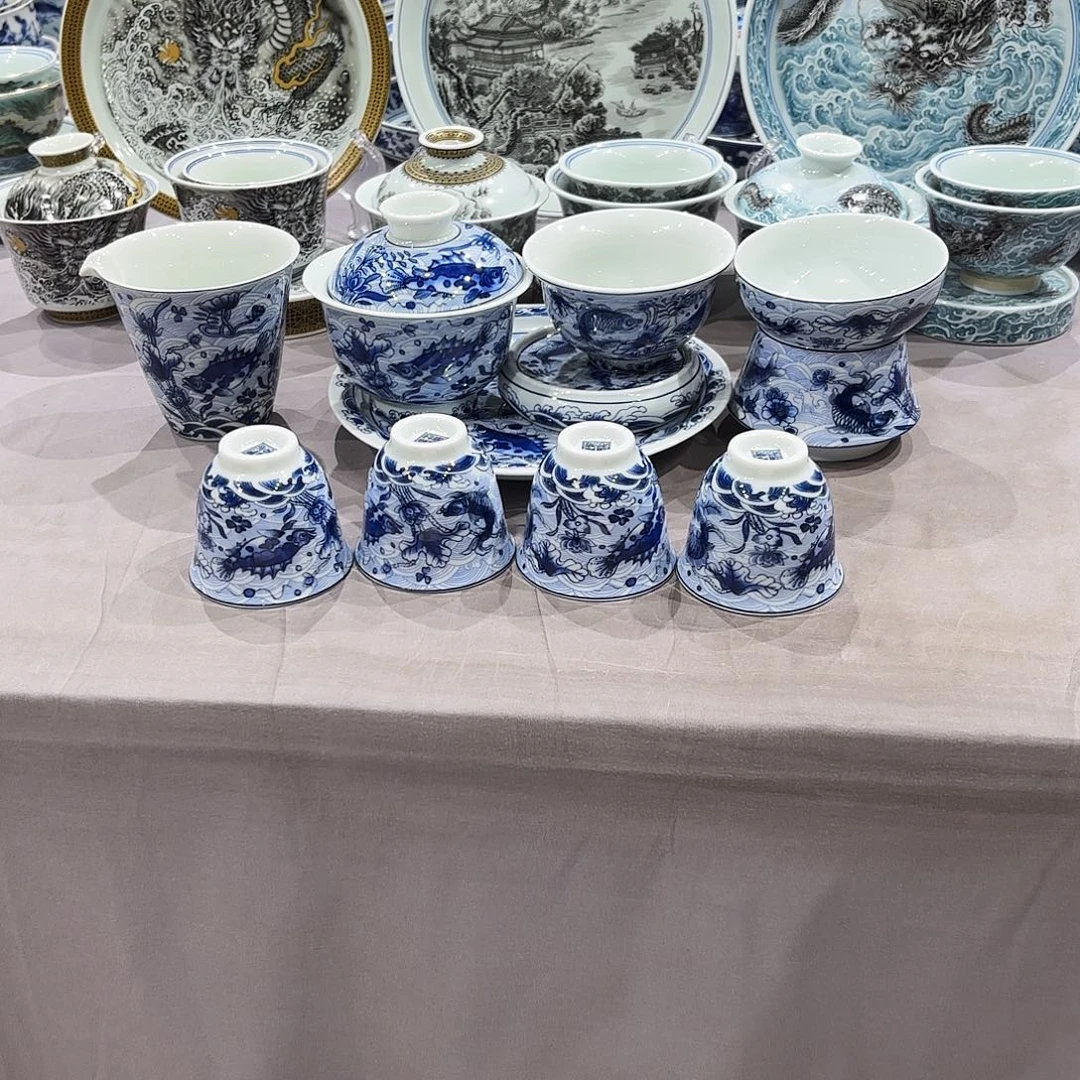 瓷片景德镇瓷器精品展示