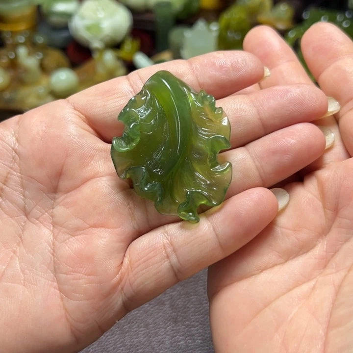 未镶嵌蛇纹石玉手链