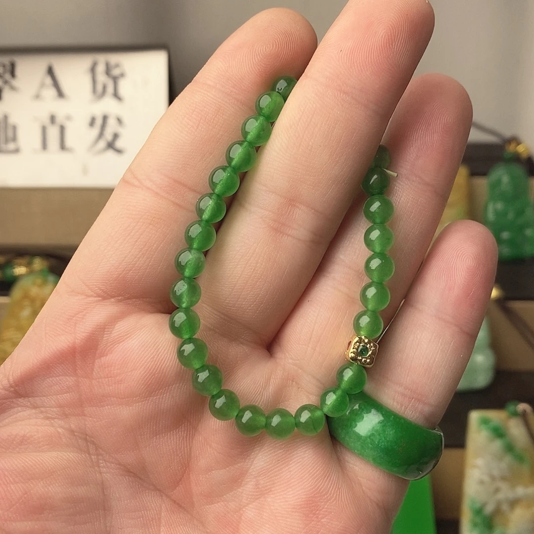 翡翠银S925镶嵌吊坠(赠链)