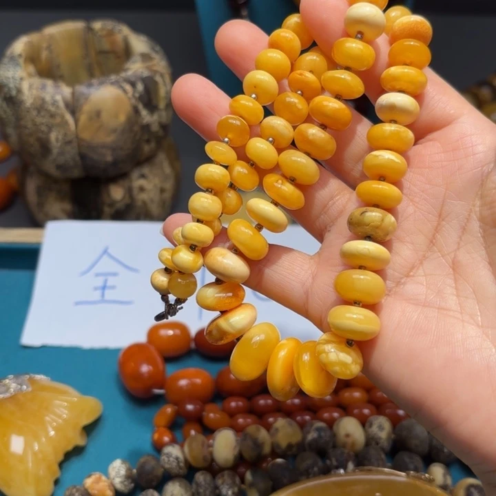 琥珀未镶嵌颈饰波兰设计琥珀蜜蜡